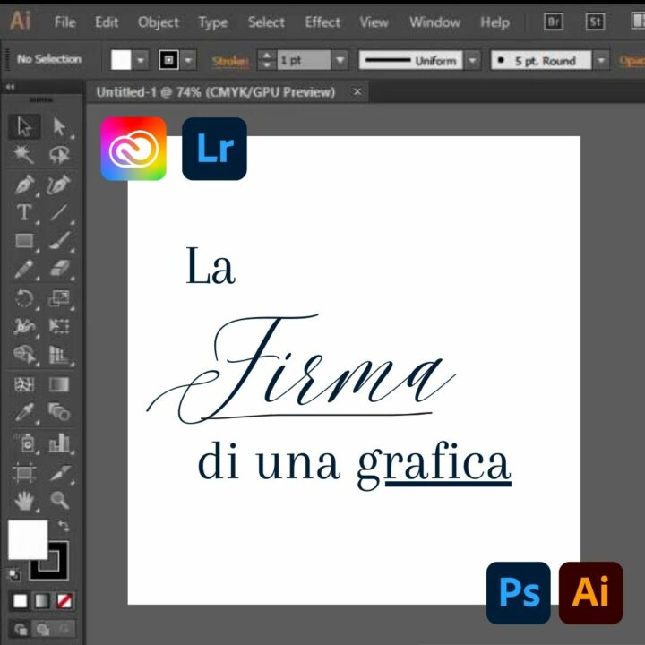 Adobe illustrator photoshop Lightroom grafica graphic design