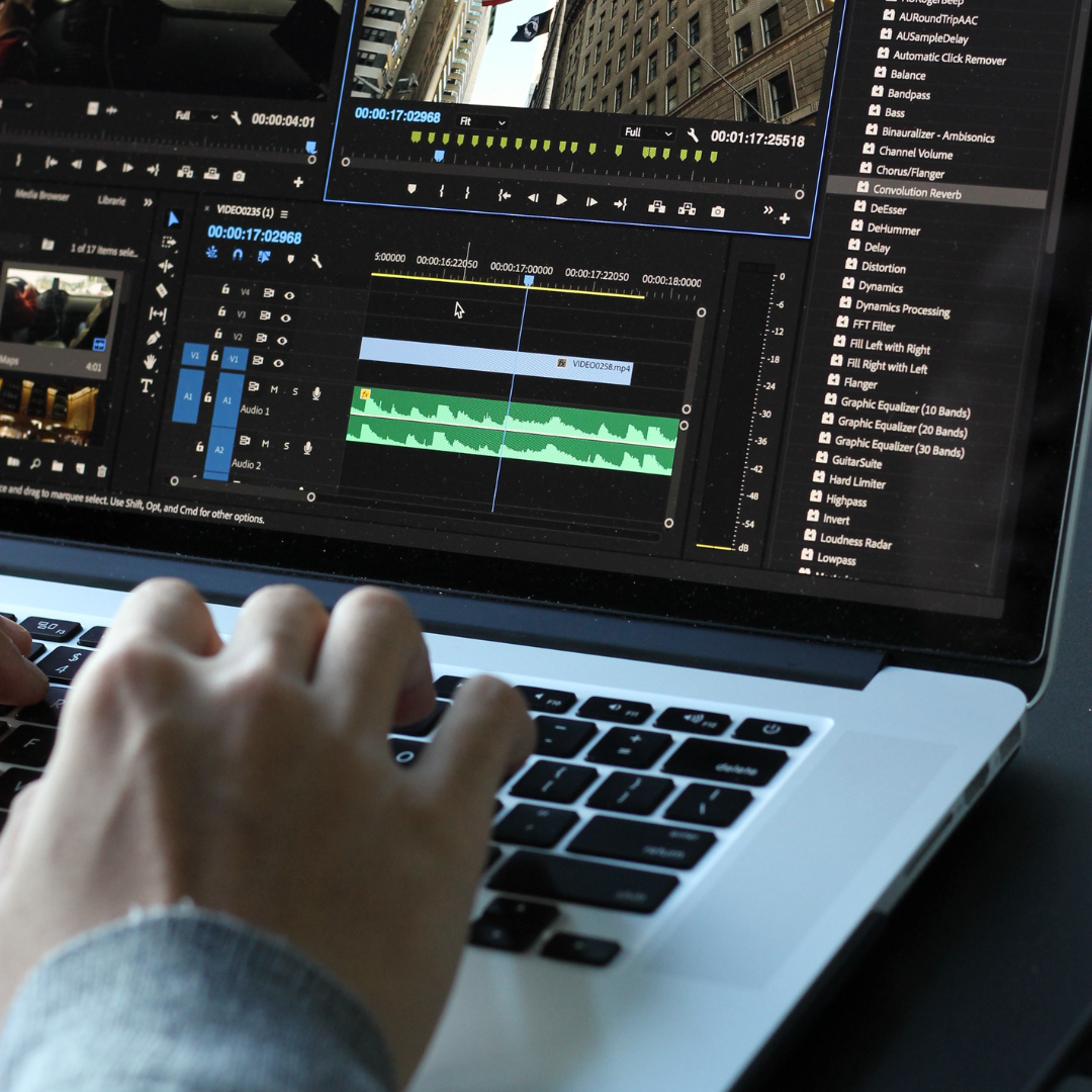 video editing con Premiere