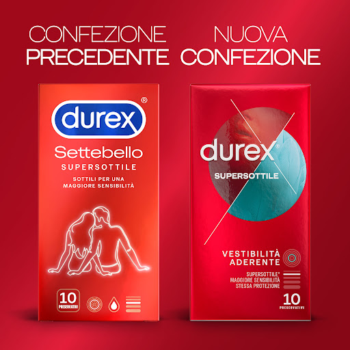 Durex: il packaging vecchio e nuovo