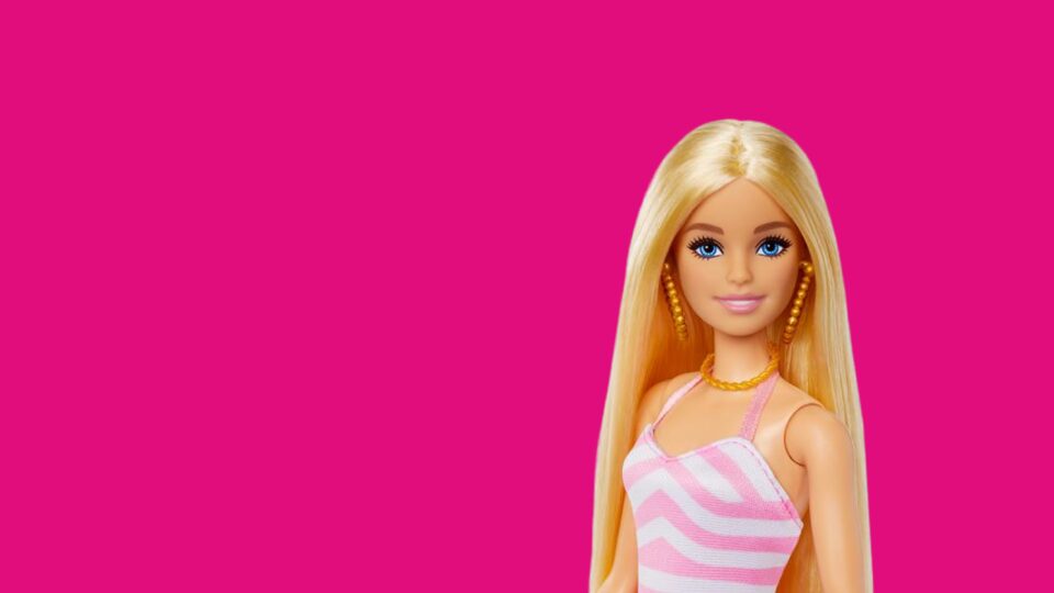 Barbie sfondo rosa